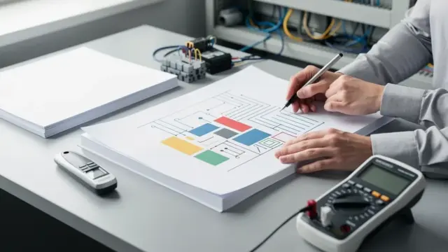 ALT-Text: Angebotsprüfung elektro zur Sicherstellung von Qualität und Wirtschaftlichkeit bei Elektroinstallationen