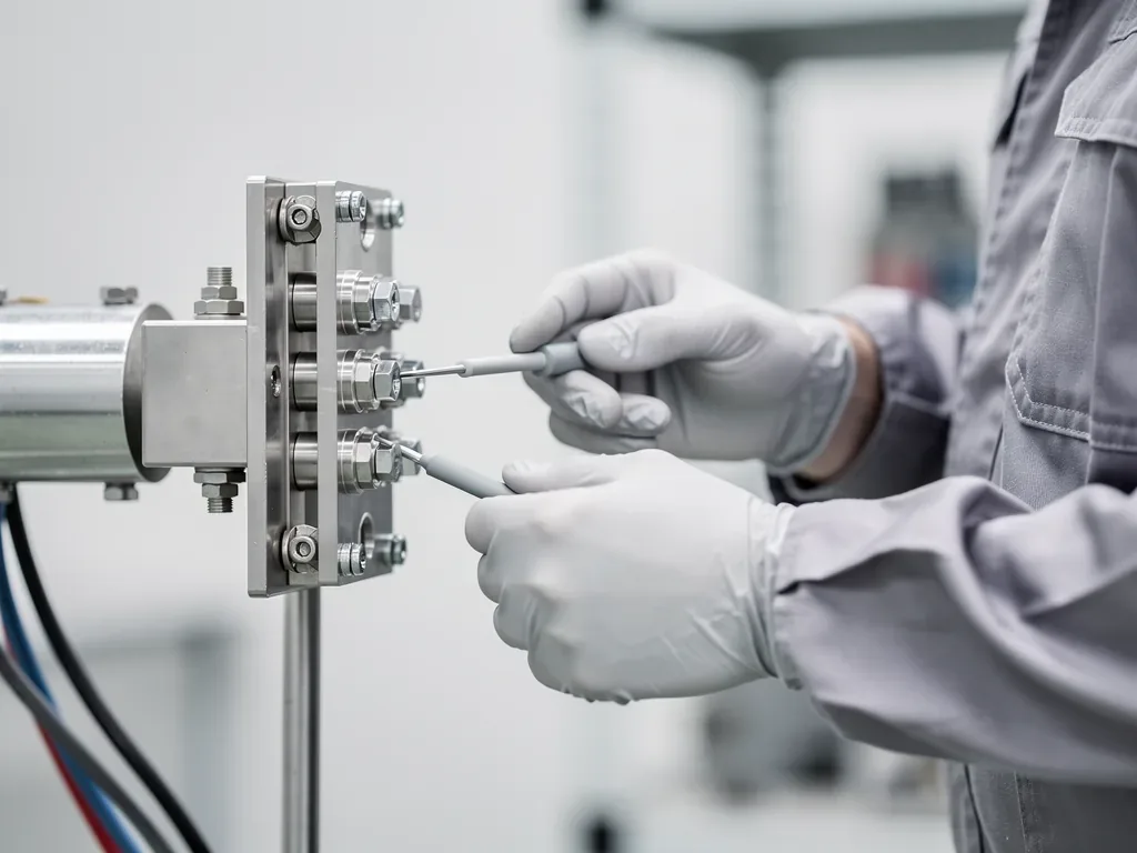 Elektriker bei der Arbeit – Symbolbild