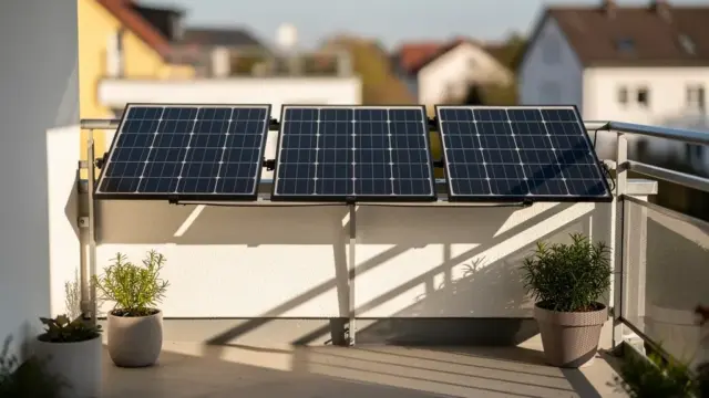 Balkonkraftwerk ertrag: jährlich 700 bis 1.000 kWh bei optimaler Ausrichtung