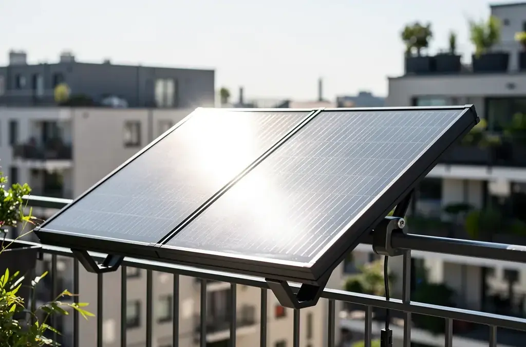 Balkonkraftwerk funktionsweise: Sonnenlicht effizient in Strom umwandeln mit Photovoltaik-Modulen