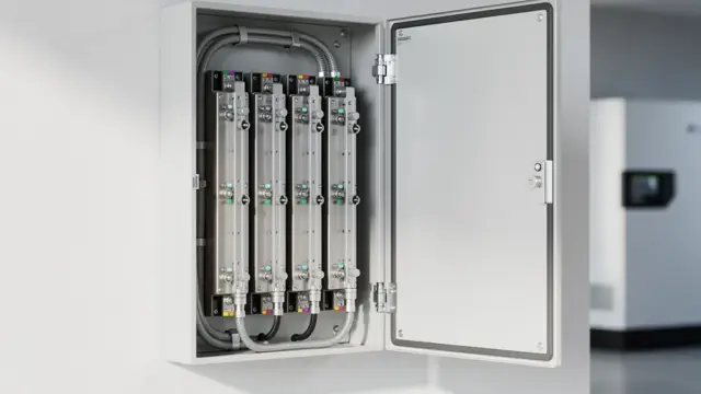 Illustration zum Thema Batteriespeicher aufbau