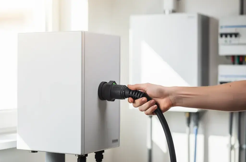 Infografik zur Funktionsweise von Batteriespeichern und ihrer Effizienz in Photovoltaikanlagen