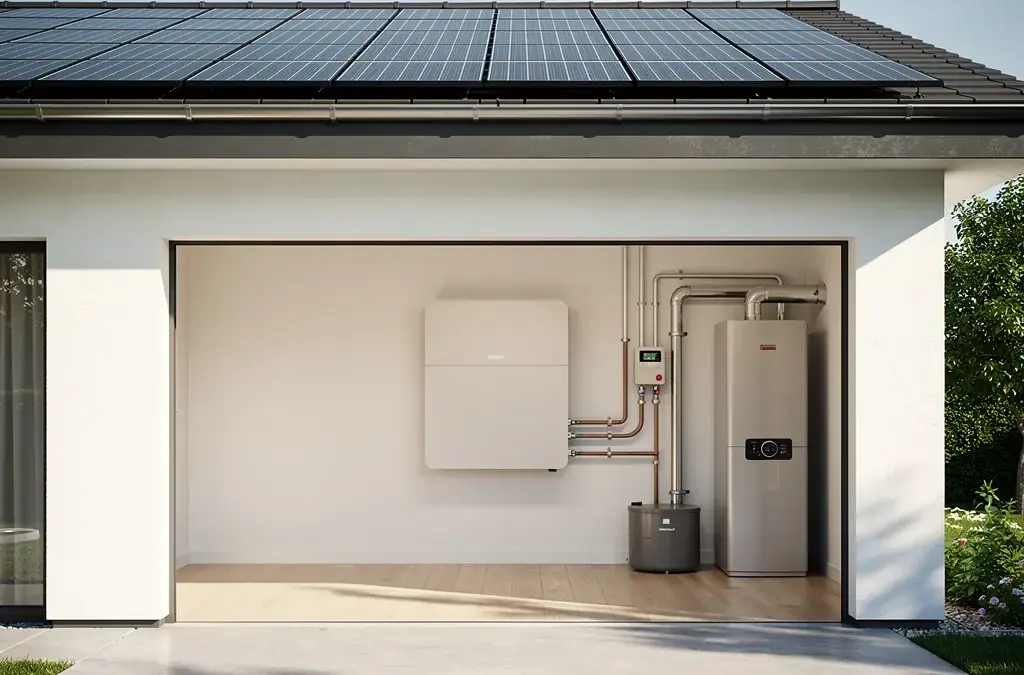 Batteriespeicher im Haus für Energieunabhängigkeit und niedrigere Stromkosten