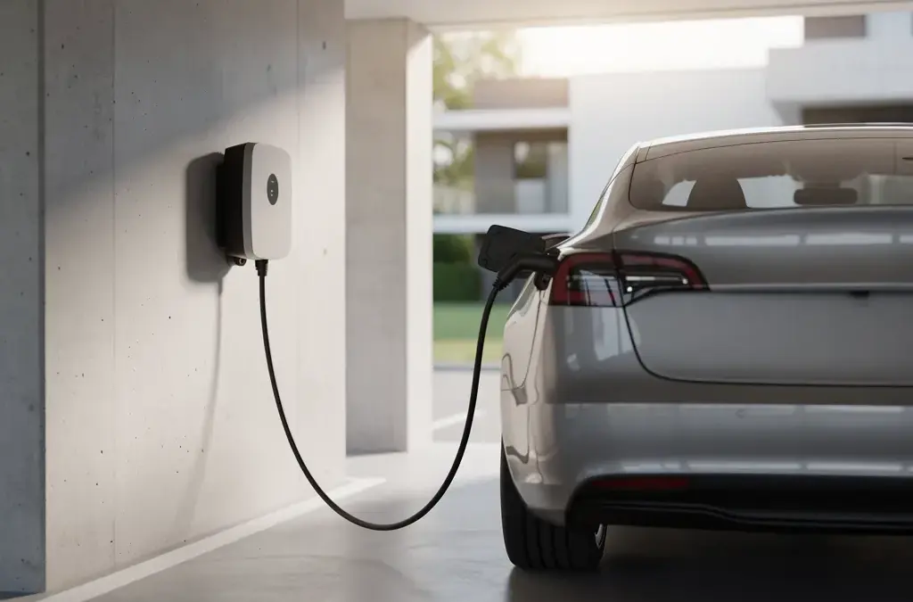 Bidirektionales Laden Elektrotechnik für Mehrfamilienhäuser als nachhaltige Energiequelle