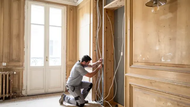 Illustration zum Thema Denkmalgerechte Elektroinstallation Sanierung