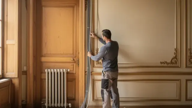 Elektroinstallation im denkmalgeschützten Altbau unter Berücksichtigung historischer Substanz