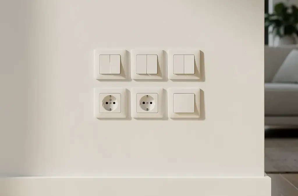 Grafik zu DIN Installationszonen für Elektroinstallationen in Wohnungen und Häusern