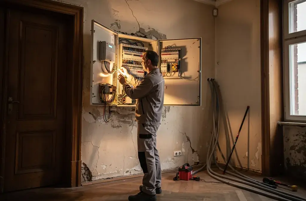Elektrische Installation im Altbau erneuern: gesetzliche Pflichten und Normen beachten