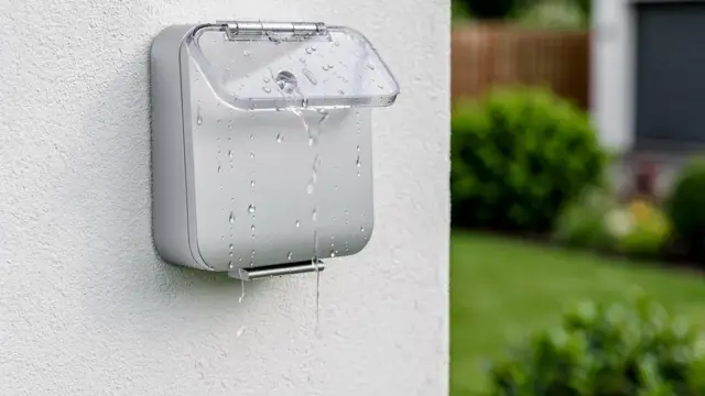 Sicherheitsaspekte elektrischer Installationen im Garten mit wetterfesten Kabeln und FI-Schutzschaltern