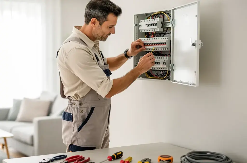 Beitragsbild zum Elektriker Leistungsumfang und den enthaltenen Kosten und Leistungen