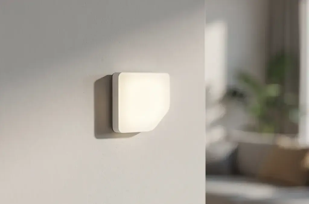 Bild eines Smart Homes mit Fokus auf elektrische Sicherheit und Sicherheitssysteme