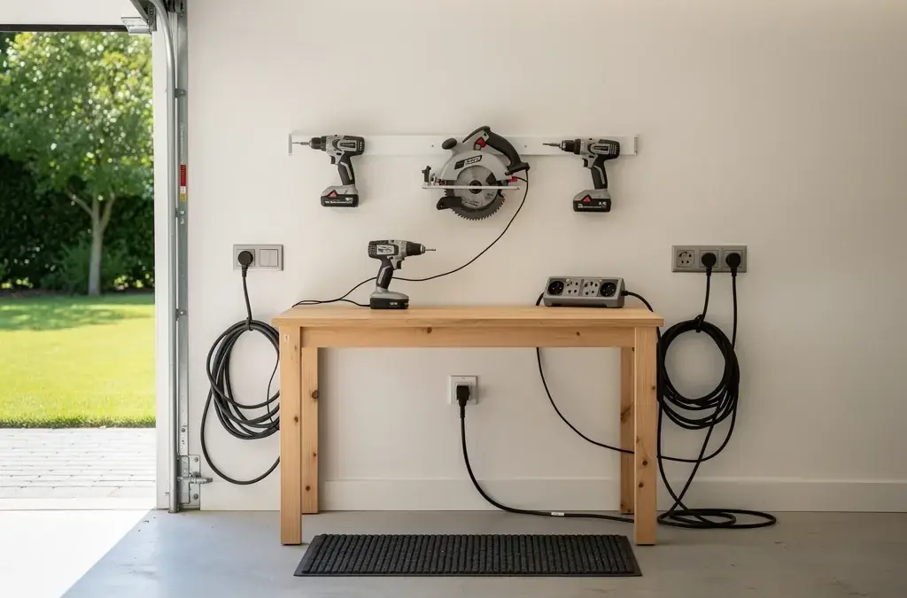 Sichere Elektroinstallation in der Garage für optimale Stromversorgung und Unfallprävention