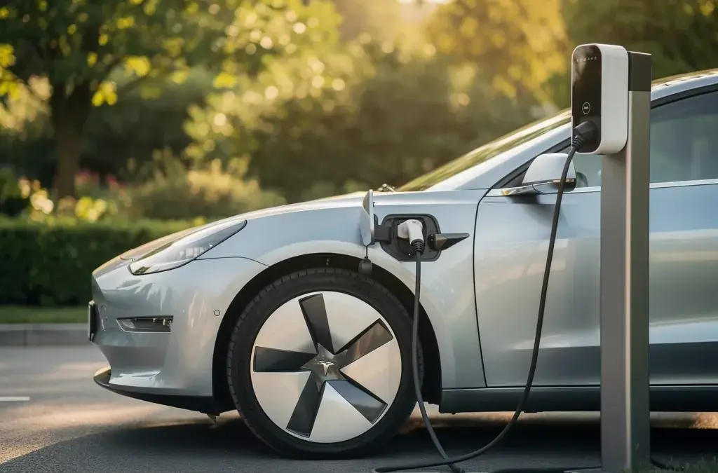 Illustration zum Thema Elektroauto Förderung