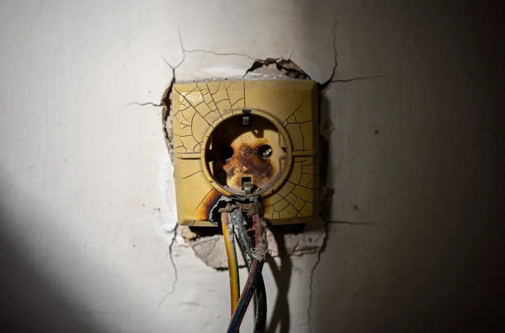 Illustration zum Thema Elektroinstallation veraltet