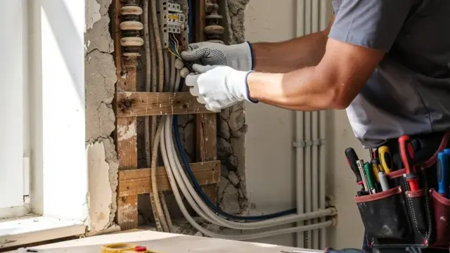 Illustration zum Thema Elektrosanierung Altbau Planung