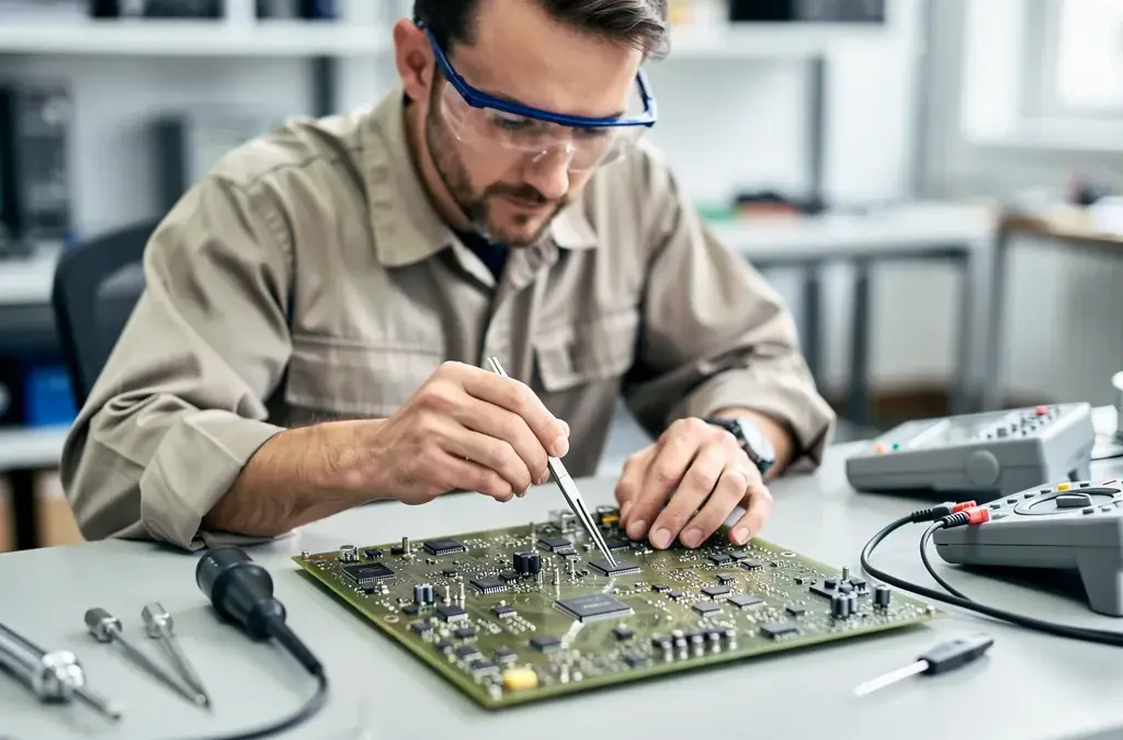 Beitragsbild zum Thema Elektrotechnik einfach erklärt mit Grundlagen und Anwendungen