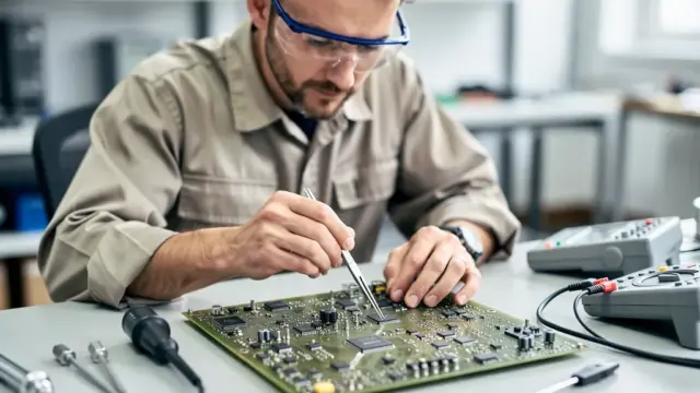 Beitragsbild zum Thema Elektrotechnik einfach erklärt mit Grundlagen und Anwendungen