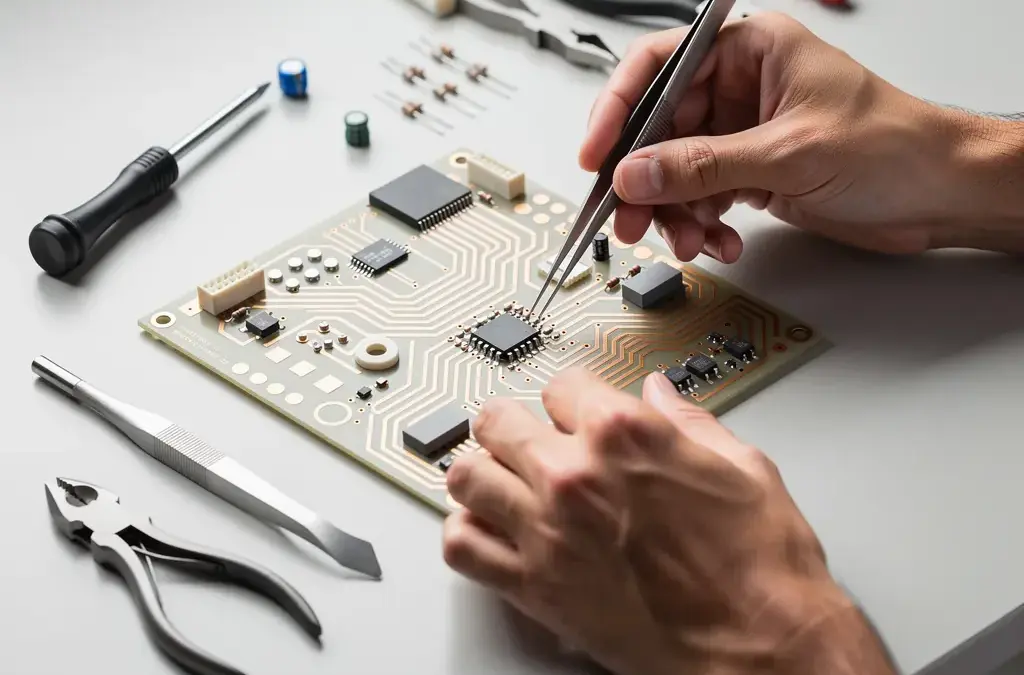 Illustration zum Thema Elektrotechnik Grundlagen Auffrischung