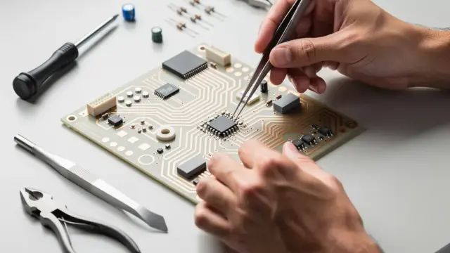 Illustration zum Thema Elektrotechnik Grundlagen Auffrischung