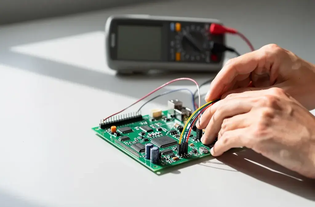 Beitragsbild zu den Grundlagen der Elektrotechnik einfach erklärt mit Fokus auf elektrische Größen