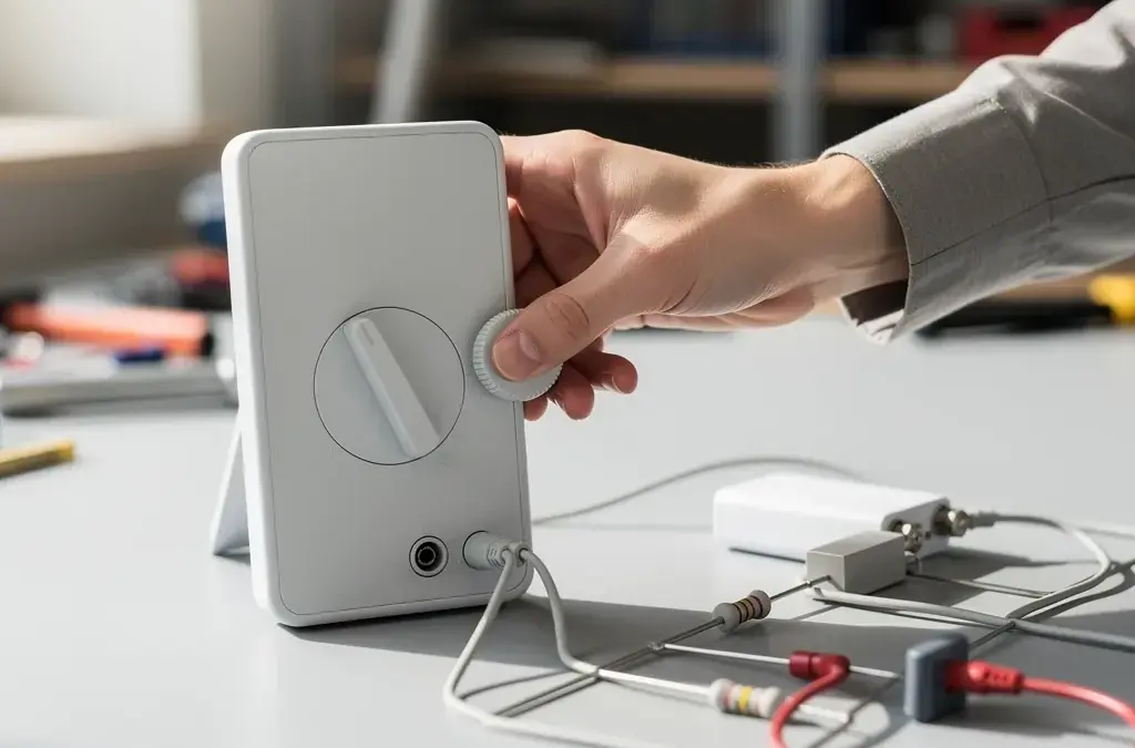 Beitragsbild Elektrotechnik Grundlagen und Formeln zur Erklärung von Spannung, Strom und Widerstand