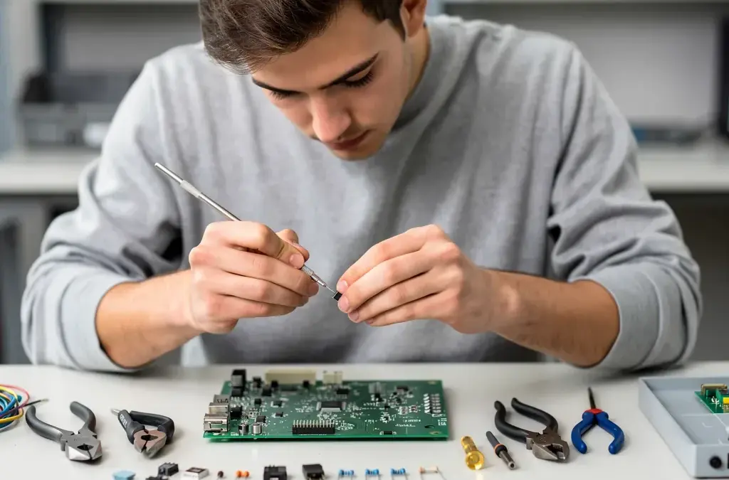 Beitragsbild zum Thema Elektrotechnik ohne Abitur und Einstiegsmöglichkeiten ins Studium