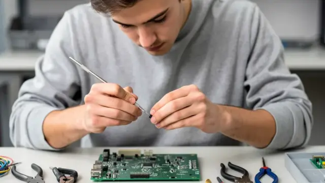 Beitragsbild zum Thema Elektrotechnik ohne Abitur und Einstiegsmöglichkeiten ins Studium