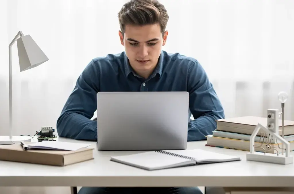 Studierende nutzen Studyflix für optimale Prüfungsvorbereitung in Elektrotechnik