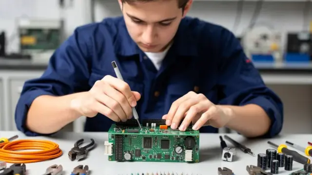 ALT-Text für Blogartikel über Elektrotechniker Ausbildung und Berufseinstieg