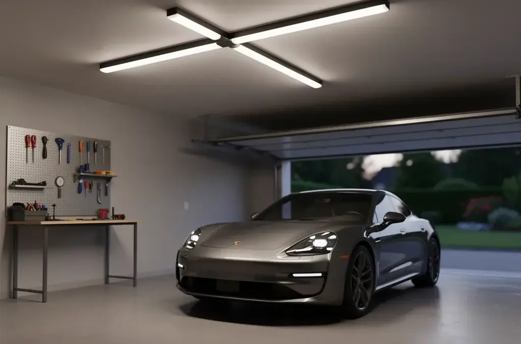 Feuchtraumleuchten in der Garage für optimalen Schutz und Sichtbarkeit