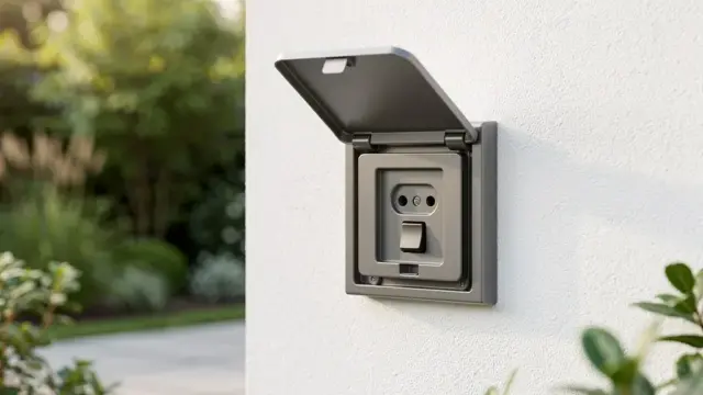 FI-Schalter im Außenbereich schützt Garten und Terrasse vor elektrischen Schlägen