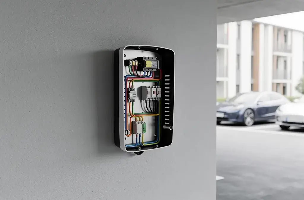 Funktionsplan einer Wallbox erleichtert die Installation im Mehrfamilienhaus