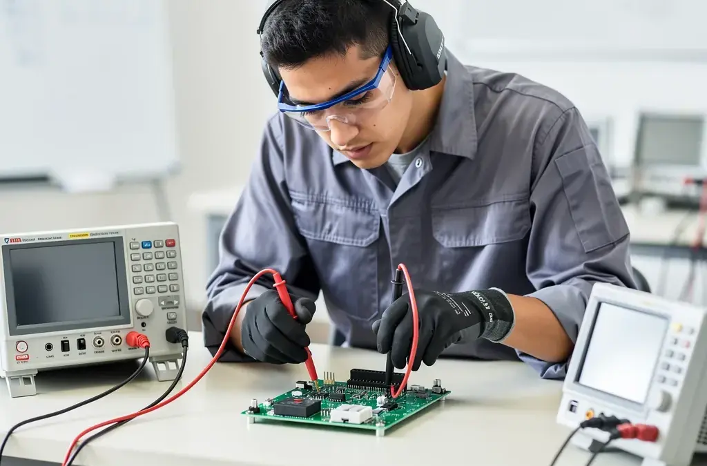Beitragsbild zur Funktionsprüfung Elektrotechnik für angehende Fachkräfte in der Ausbildung