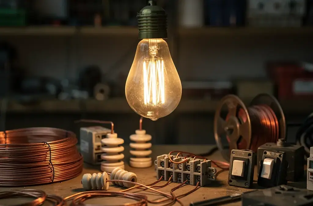 Entwicklung und Geschichte der Elektrotechnik mit Fokus auf Elektroinstallationen