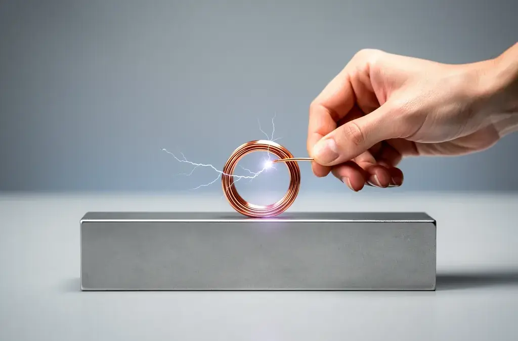 Beitragsbild zum Thema Induktion Definition in der Elektrotechnik und Messtechnik