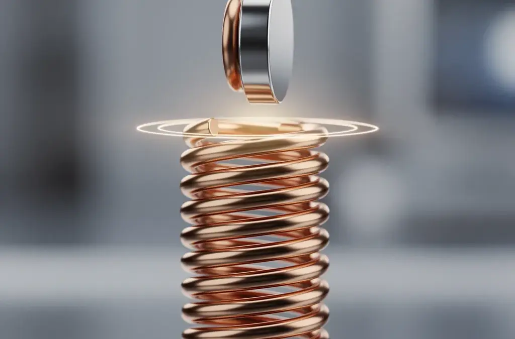 Beitragsbild zum Thema Induktion in der Elektrotechnik mit Grundlagen und Anwendungen