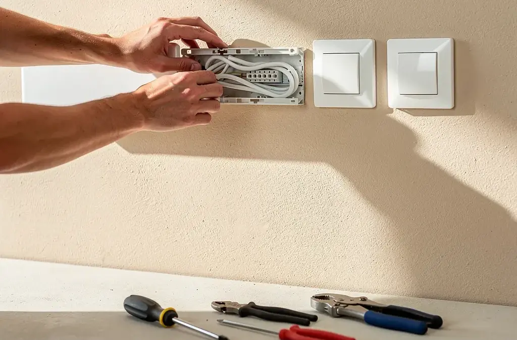 Illustration zum Thema Kabel aufputz verlegen
