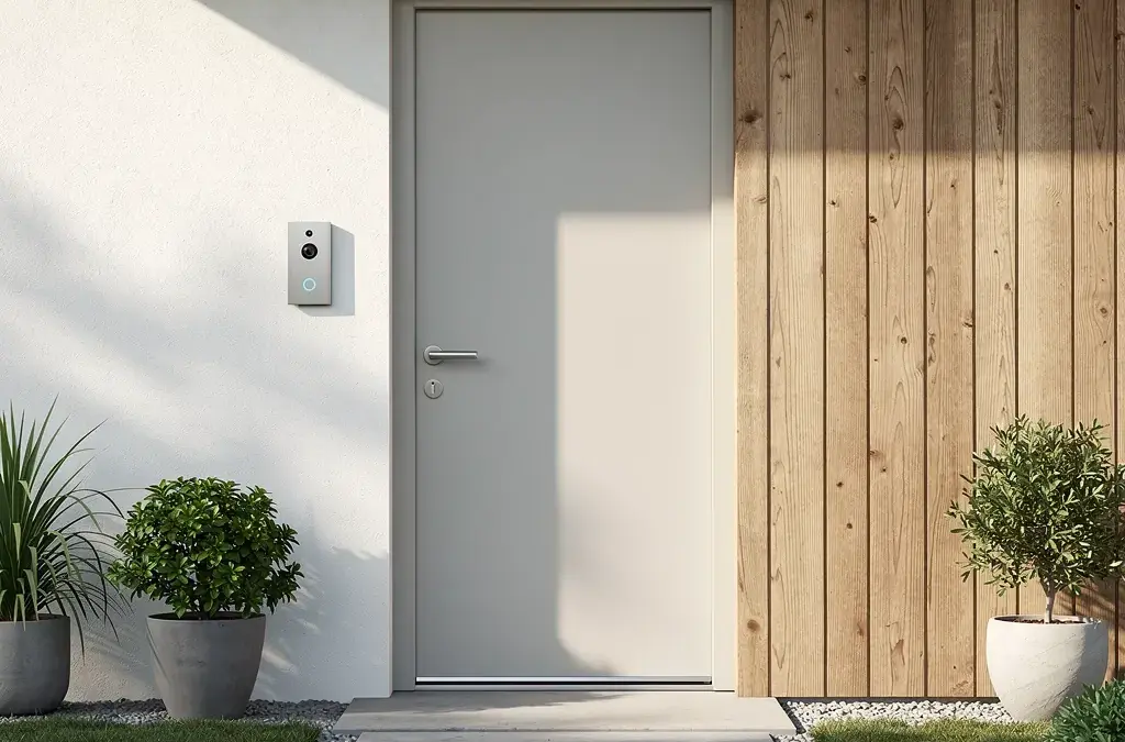 Moderne elektrische Klingelanlage vereint Sicherheit und stilvolles Design für Ihr Zuhause