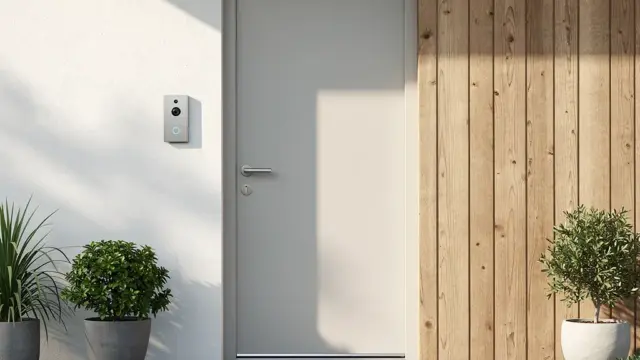 Moderne elektrische Klingelanlage vereint Sicherheit und stilvolles Design für Ihr Zuhause