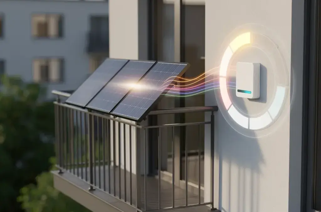 Messung der Stromproduktion bei Balkonkraftwerken mit Smart Meter und Zweirichtungszähler