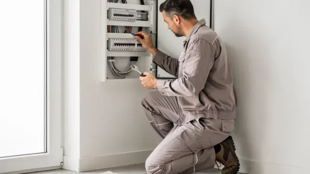 Illustration zum Thema Mietrecht Elektroinstallation
