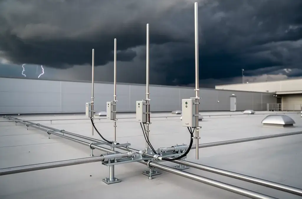 MSR-Technik im Blitzschutz schützt Anlagen vor Überspannung und minimiert Schäden