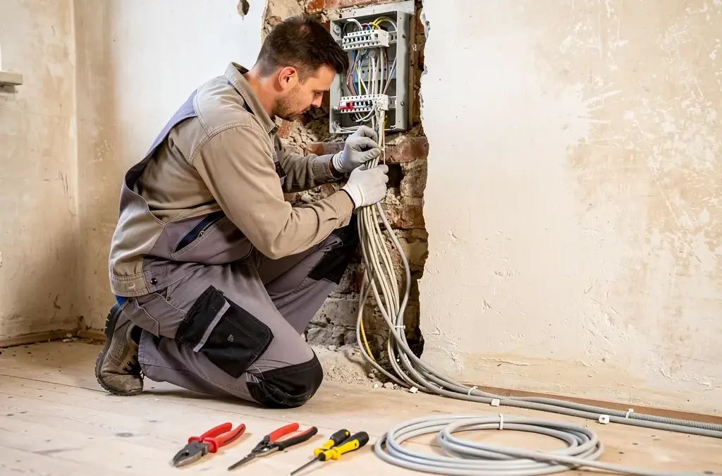 Illustration des Ohmschen Gesetzes zur Planung elektrischer Systeme im Altbau