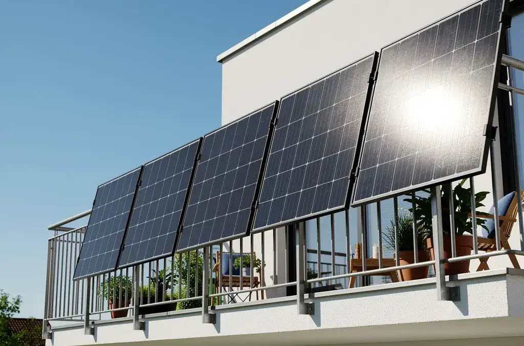 Setup eines Balkonkraftwerks im Parallelbetrieb zur Steigerung der Energieeffizienz