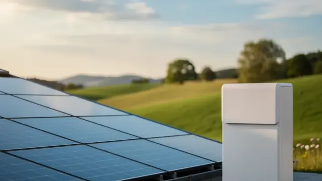 Infografik zu Photovoltaik-Speichern und ihrer Funktionsweise für Solarenergie