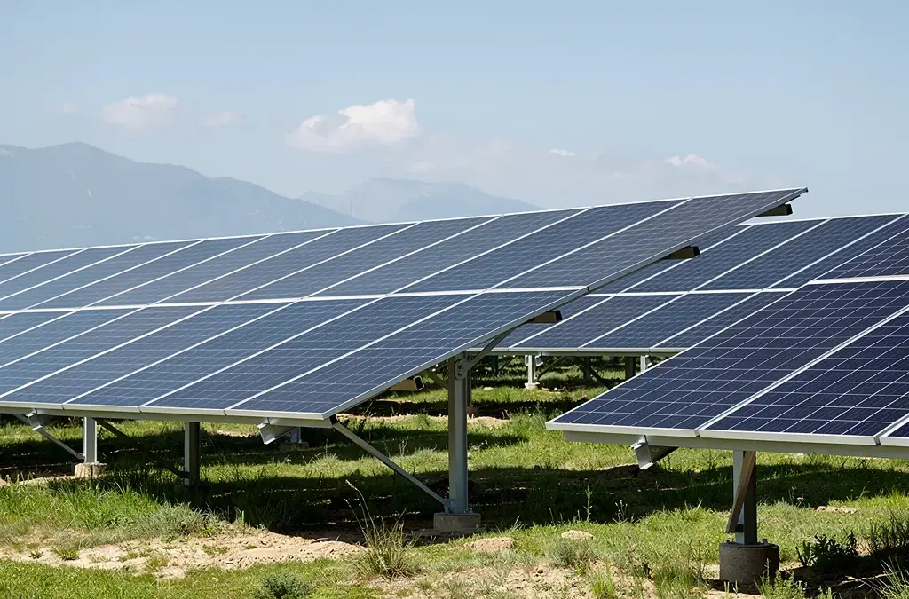 Effiziente PV Montagesysteme für Freiflächen zur Optimierung der Energieausbeute