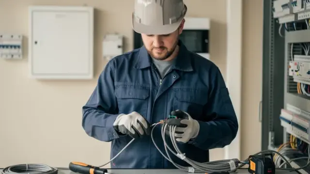 Illustration zum Thema rechtliche Fragen elektriker
