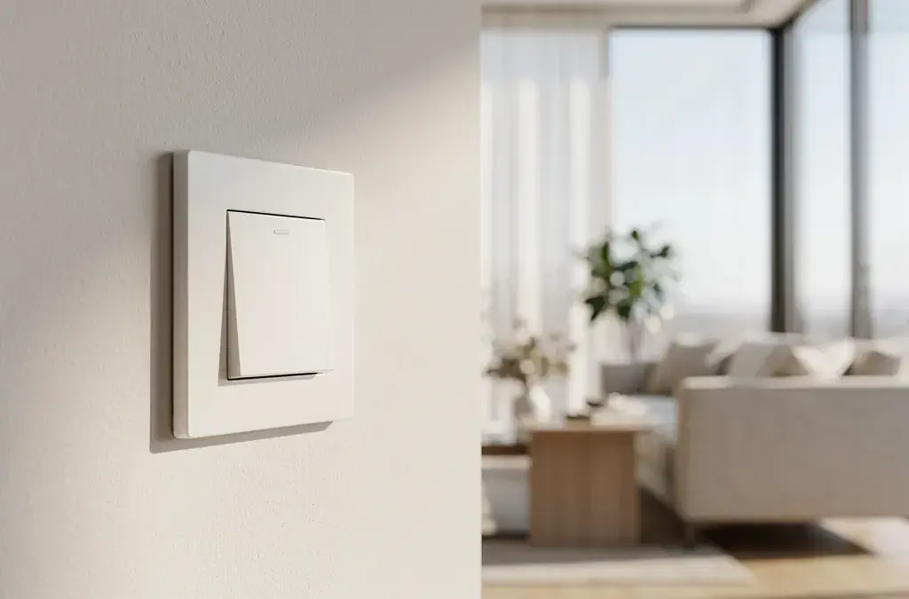 Ästhetisches Schalterdesign kombiniert Funktionalität und Stil für moderne Wohnräume