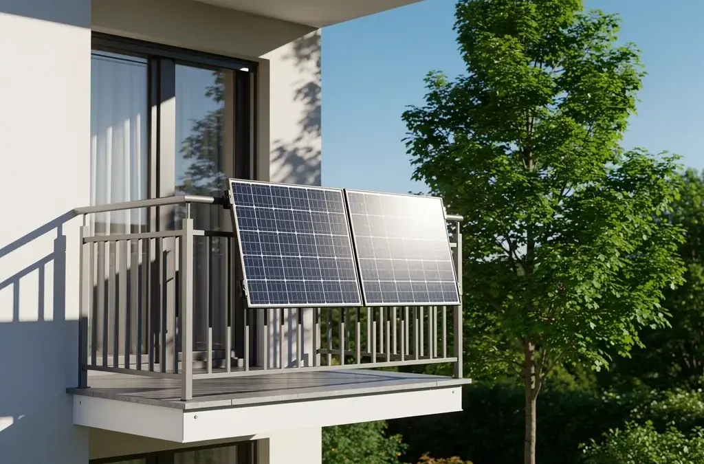 Schattenwurf bei Balkonkraftwerken reduziert den Energieertrag erheblich und erfordert optimierte Lösungen
