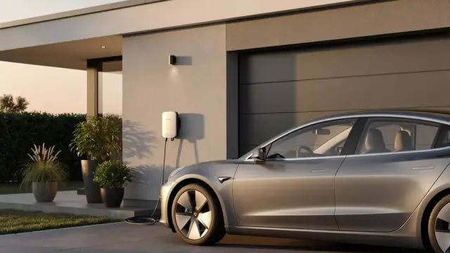Smart Home Wallbox zur effizienten Ladung von Elektrofahrzeugen und Energieoptimierung zuhause